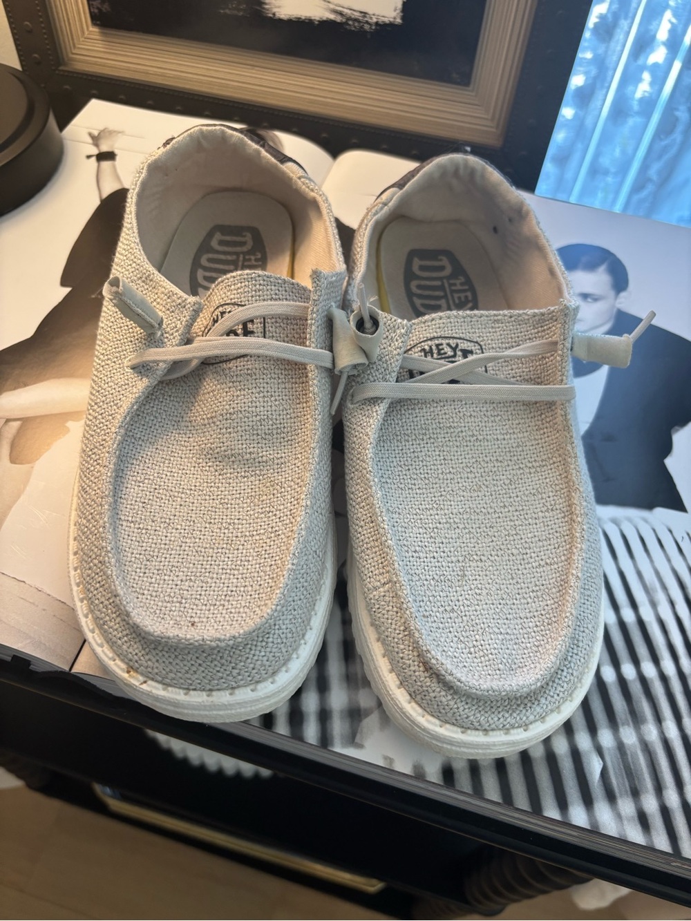 Hey Dude Women’s Casual Slip-On Loafers in Grey